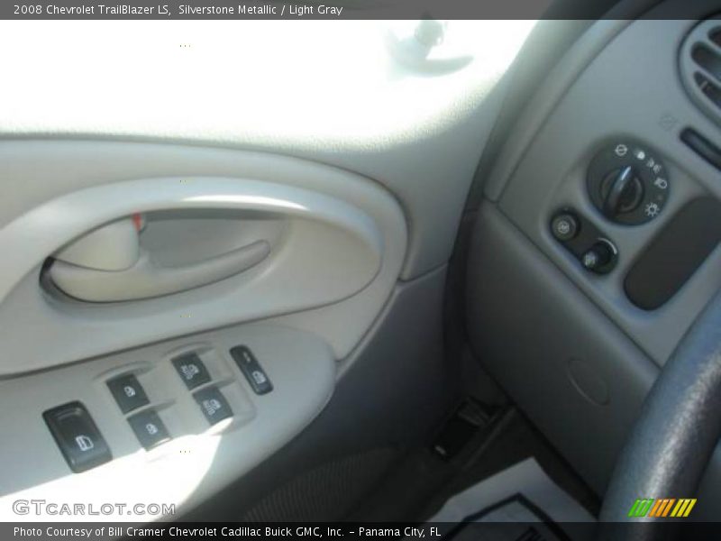 Silverstone Metallic / Light Gray 2008 Chevrolet TrailBlazer LS