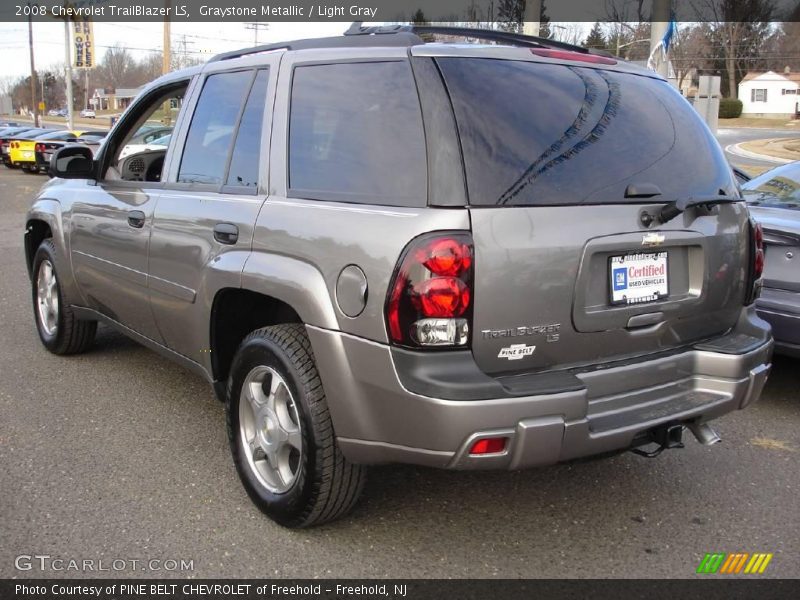 Graystone Metallic / Light Gray 2008 Chevrolet TrailBlazer LS