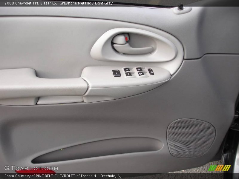 Graystone Metallic / Light Gray 2008 Chevrolet TrailBlazer LS
