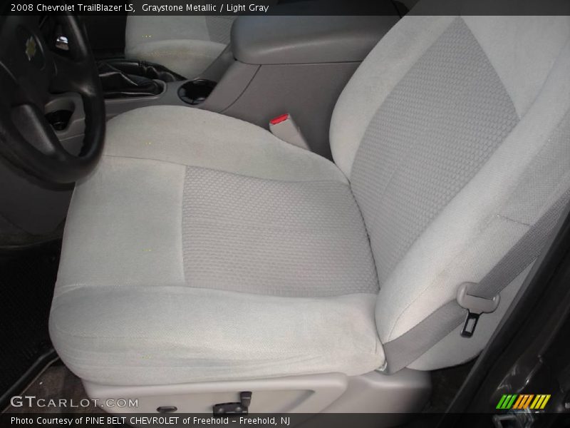 Graystone Metallic / Light Gray 2008 Chevrolet TrailBlazer LS