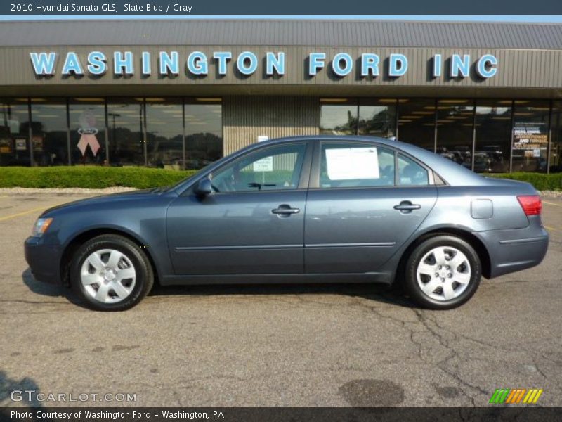 Slate Blue / Gray 2010 Hyundai Sonata GLS