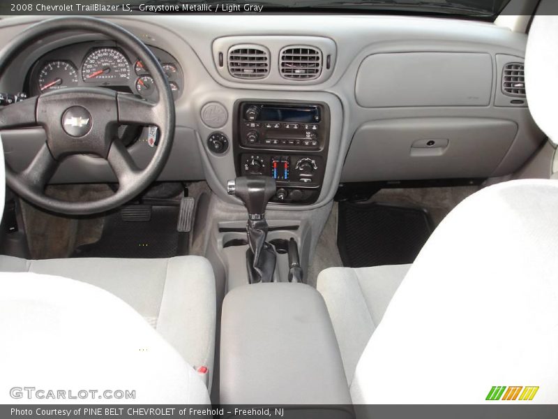 Graystone Metallic / Light Gray 2008 Chevrolet TrailBlazer LS