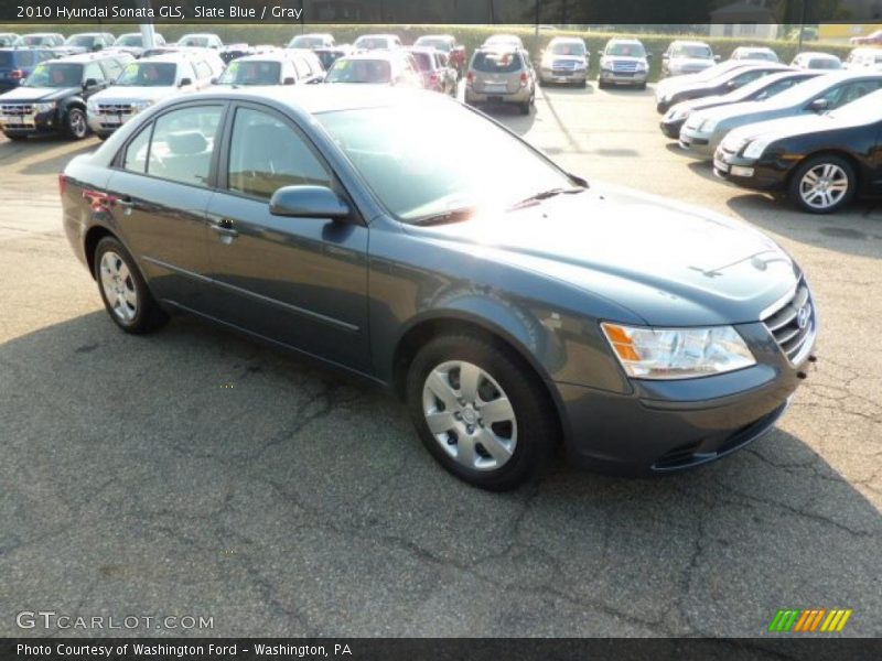 Slate Blue / Gray 2010 Hyundai Sonata GLS