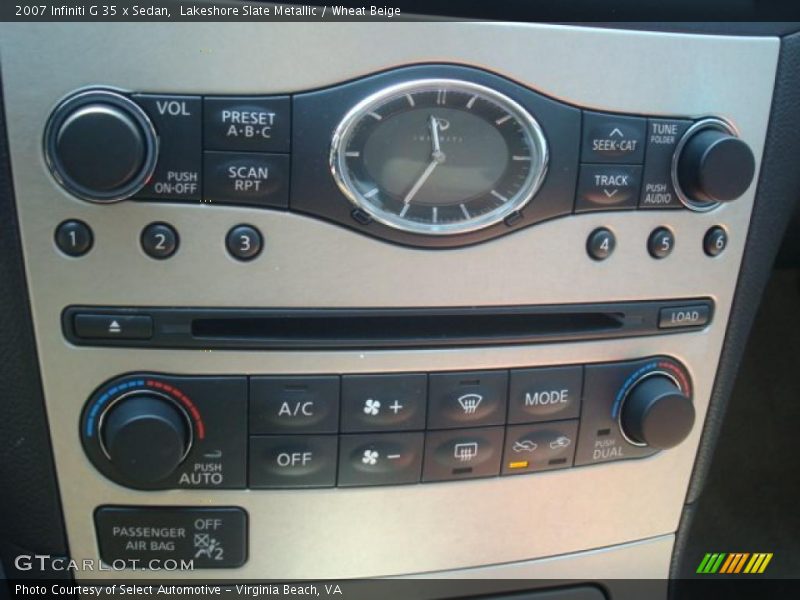 Lakeshore Slate Metallic / Wheat Beige 2007 Infiniti G 35 x Sedan