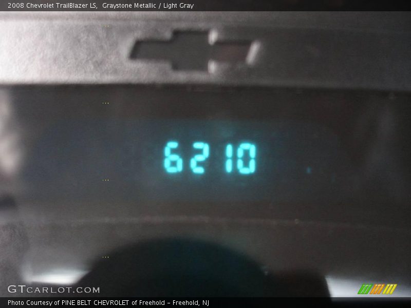 Graystone Metallic / Light Gray 2008 Chevrolet TrailBlazer LS