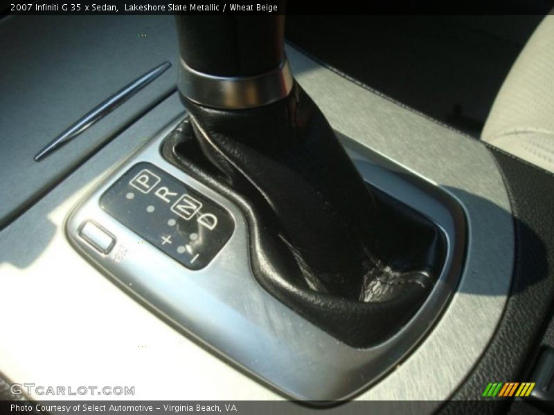 Lakeshore Slate Metallic / Wheat Beige 2007 Infiniti G 35 x Sedan