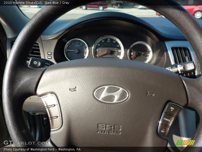 Slate Blue / Gray 2010 Hyundai Sonata GLS