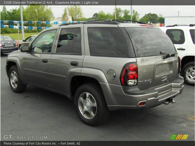 Graystone Metallic / Light Gray 2008 Chevrolet TrailBlazer LS 4x4