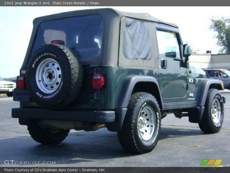 Shale Green Metallic / Khaki 2003 Jeep Wrangler X 4x4