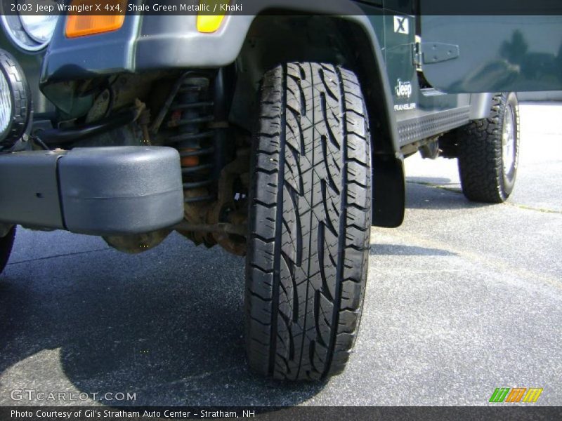 Shale Green Metallic / Khaki 2003 Jeep Wrangler X 4x4