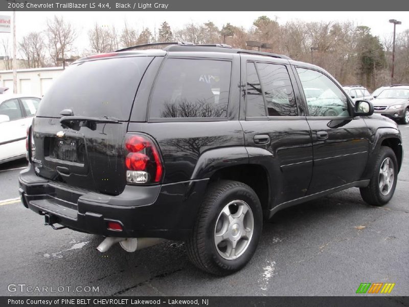 Black / Light Gray 2008 Chevrolet TrailBlazer LS 4x4