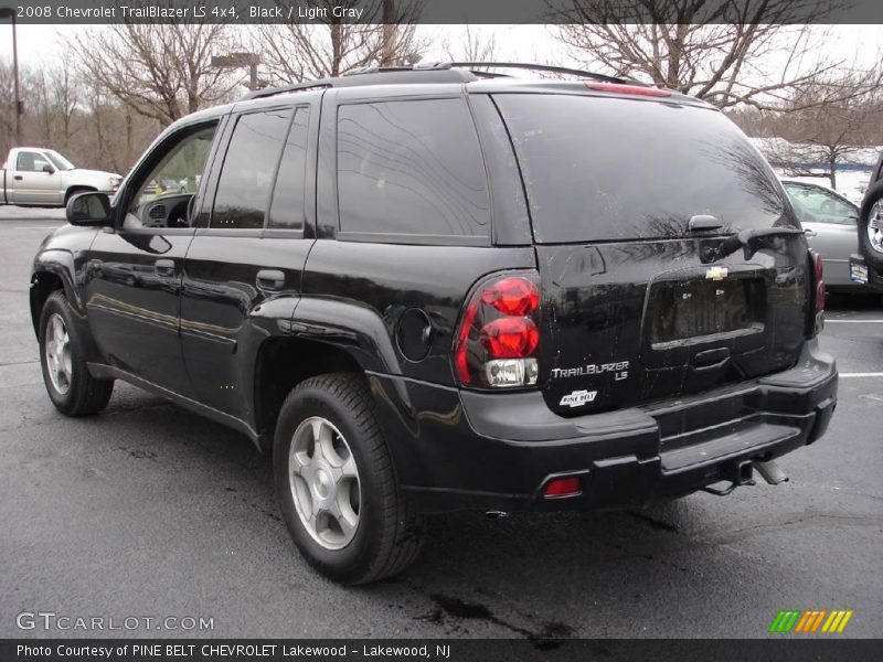 Black / Light Gray 2008 Chevrolet TrailBlazer LS 4x4