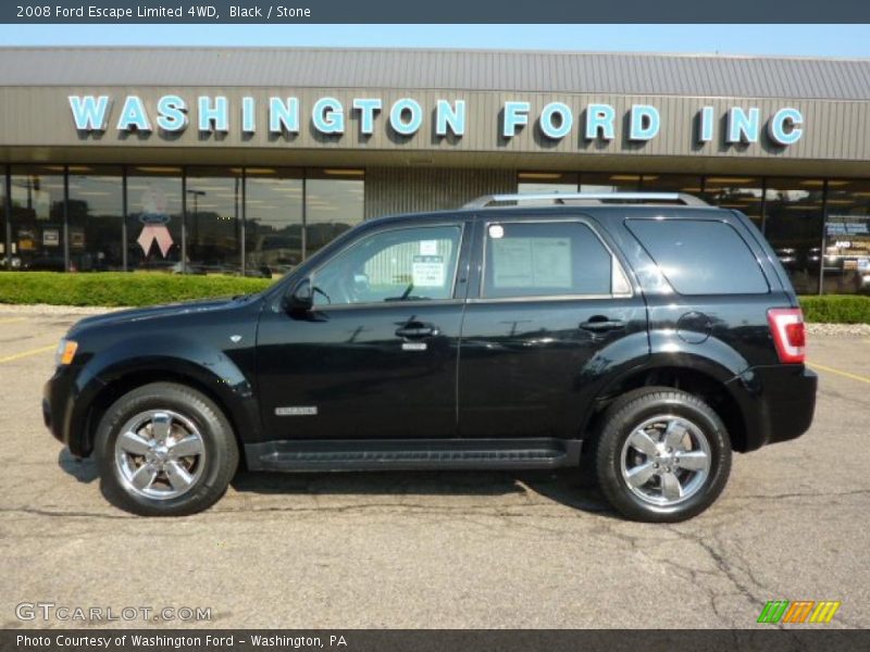 Black / Stone 2008 Ford Escape Limited 4WD