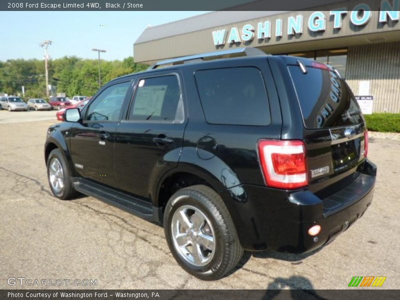 Black / Stone 2008 Ford Escape Limited 4WD