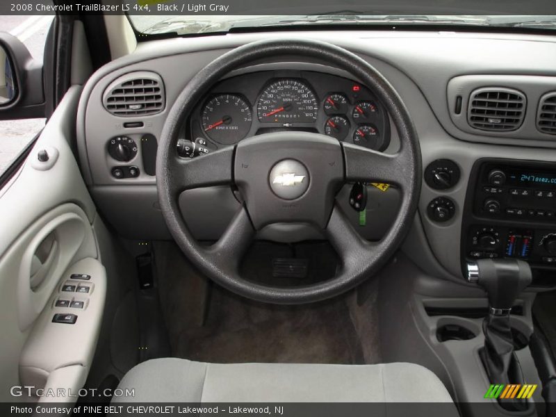 Black / Light Gray 2008 Chevrolet TrailBlazer LS 4x4