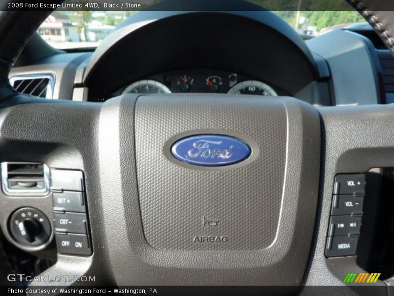 Black / Stone 2008 Ford Escape Limited 4WD