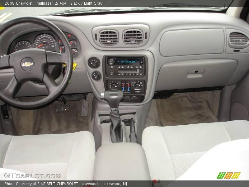 Black / Light Gray 2008 Chevrolet TrailBlazer LS 4x4
