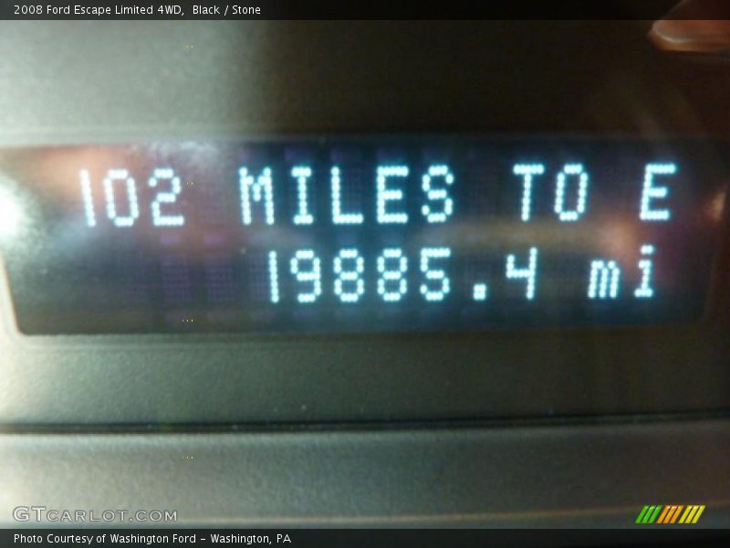 Black / Stone 2008 Ford Escape Limited 4WD