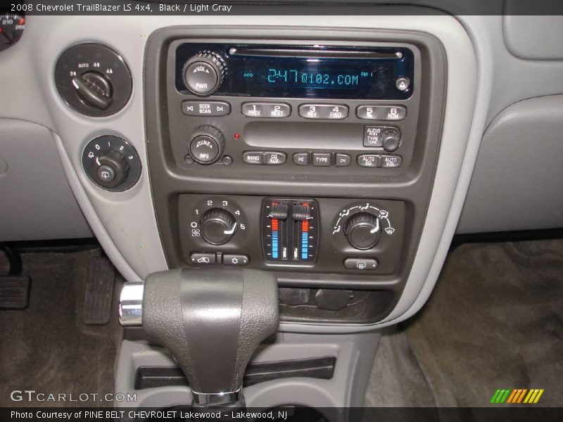 Black / Light Gray 2008 Chevrolet TrailBlazer LS 4x4