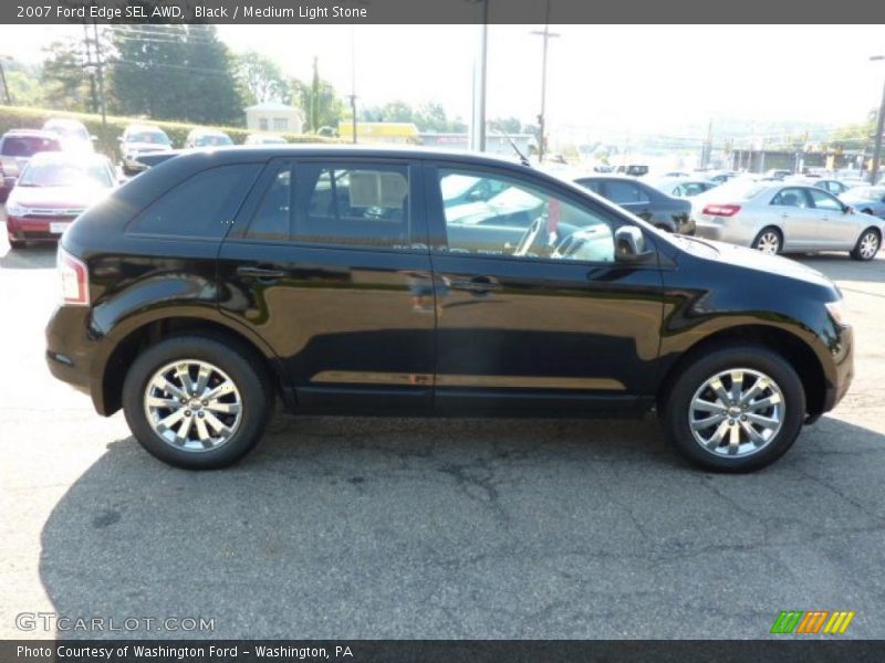 Black / Medium Light Stone 2007 Ford Edge SEL AWD