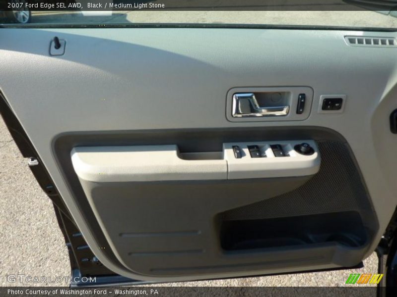 Black / Medium Light Stone 2007 Ford Edge SEL AWD