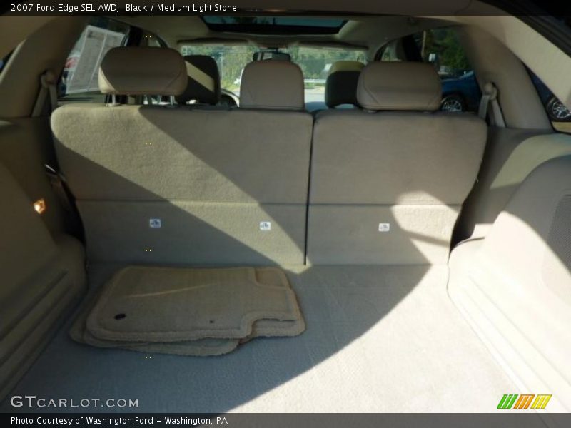 Black / Medium Light Stone 2007 Ford Edge SEL AWD