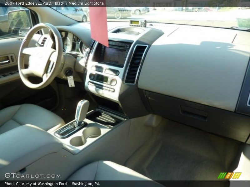 Black / Medium Light Stone 2007 Ford Edge SEL AWD