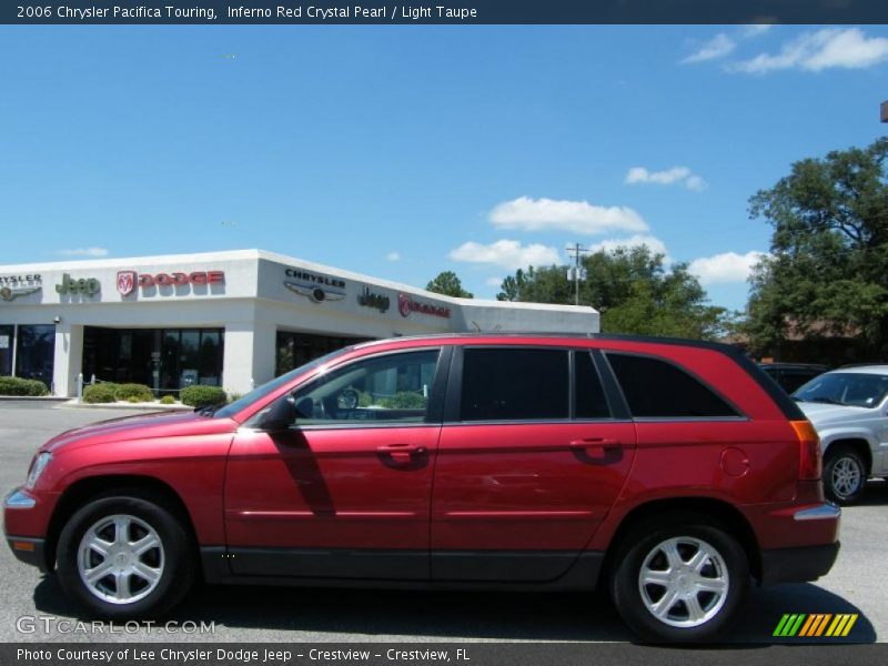 Inferno Red Crystal Pearl / Light Taupe 2006 Chrysler Pacifica Touring