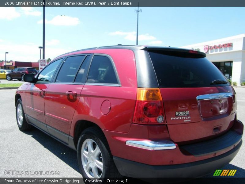 Inferno Red Crystal Pearl / Light Taupe 2006 Chrysler Pacifica Touring