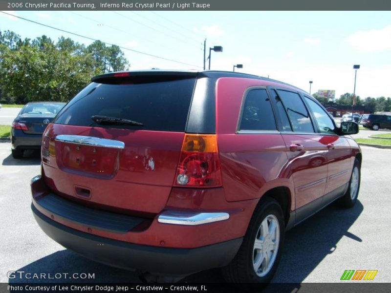 Inferno Red Crystal Pearl / Light Taupe 2006 Chrysler Pacifica Touring