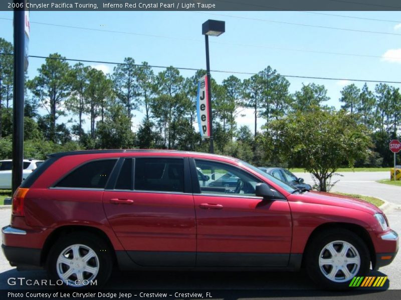 Inferno Red Crystal Pearl / Light Taupe 2006 Chrysler Pacifica Touring