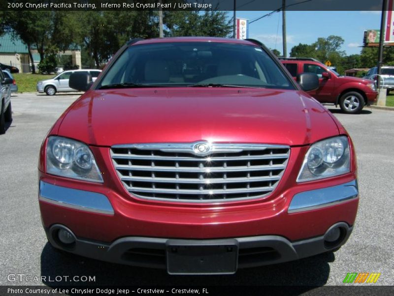Inferno Red Crystal Pearl / Light Taupe 2006 Chrysler Pacifica Touring