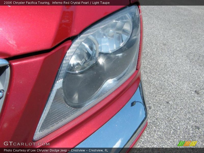 Inferno Red Crystal Pearl / Light Taupe 2006 Chrysler Pacifica Touring