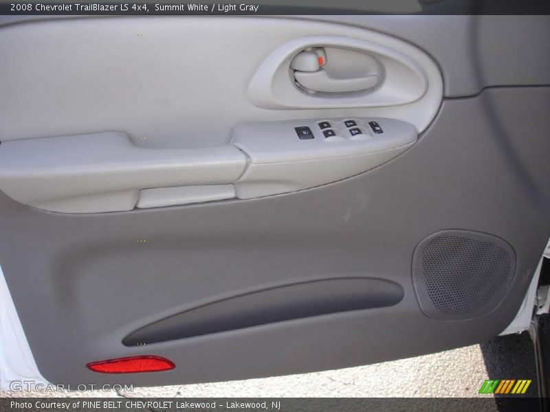 Summit White / Light Gray 2008 Chevrolet TrailBlazer LS 4x4