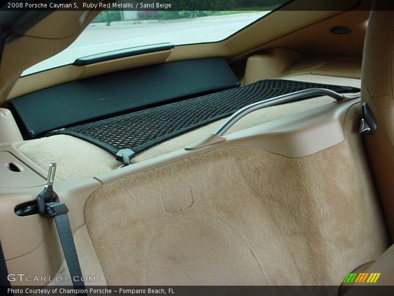 Ruby Red Metallic / Sand Beige 2008 Porsche Cayman S
