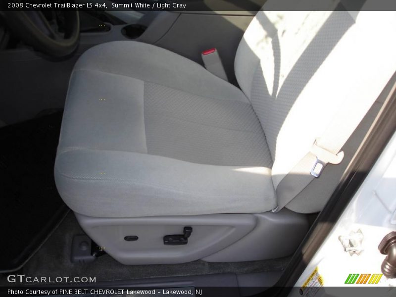Summit White / Light Gray 2008 Chevrolet TrailBlazer LS 4x4