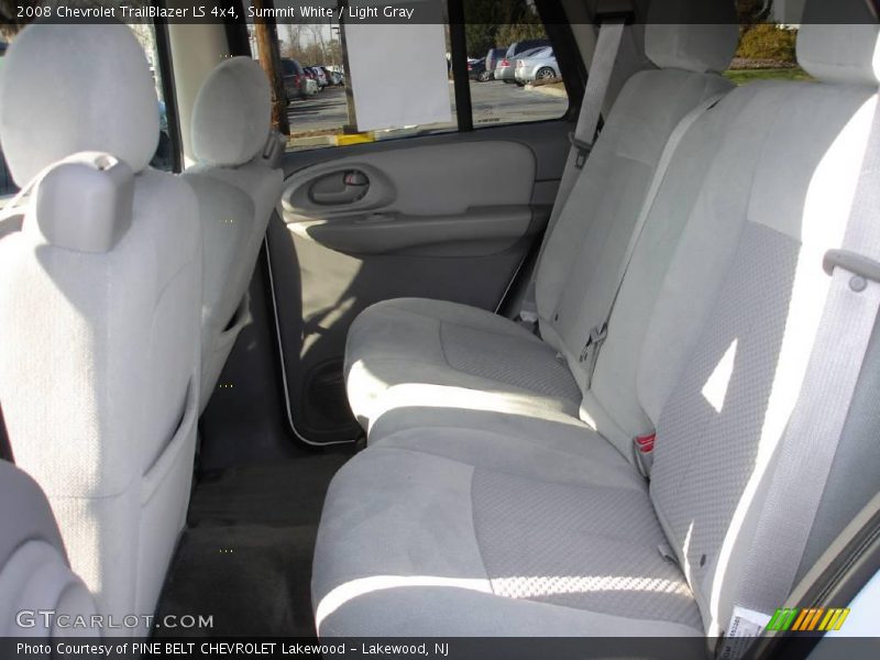 Summit White / Light Gray 2008 Chevrolet TrailBlazer LS 4x4