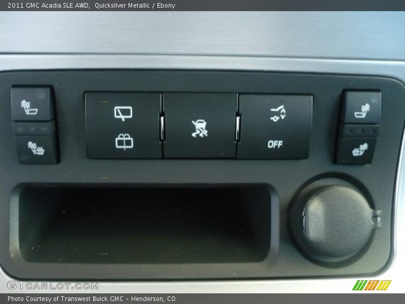 Quicksilver Metallic / Ebony 2011 GMC Acadia SLE AWD
