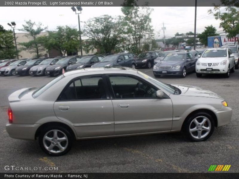 Light Sandalwood Metallic / Off Black 2002 Mazda Protege ES