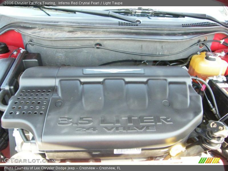 Inferno Red Crystal Pearl / Light Taupe 2006 Chrysler Pacifica Touring