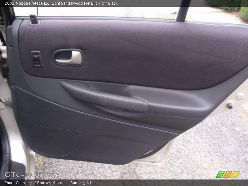Light Sandalwood Metallic / Off Black 2002 Mazda Protege ES