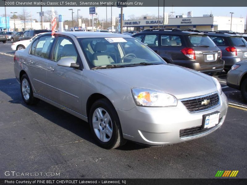 Silverstone Metallic / Titanium Gray 2008 Chevrolet Malibu Classic LT Sedan