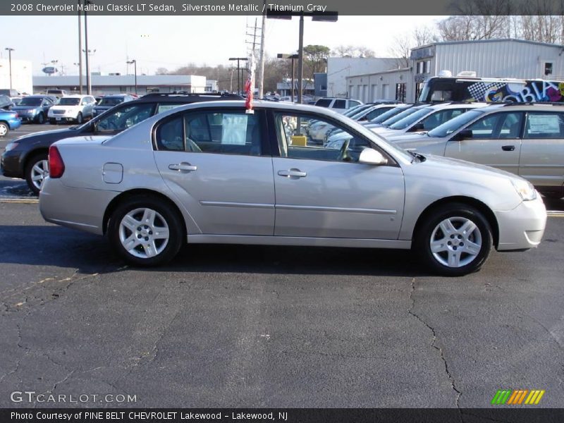 Silverstone Metallic / Titanium Gray 2008 Chevrolet Malibu Classic LT Sedan