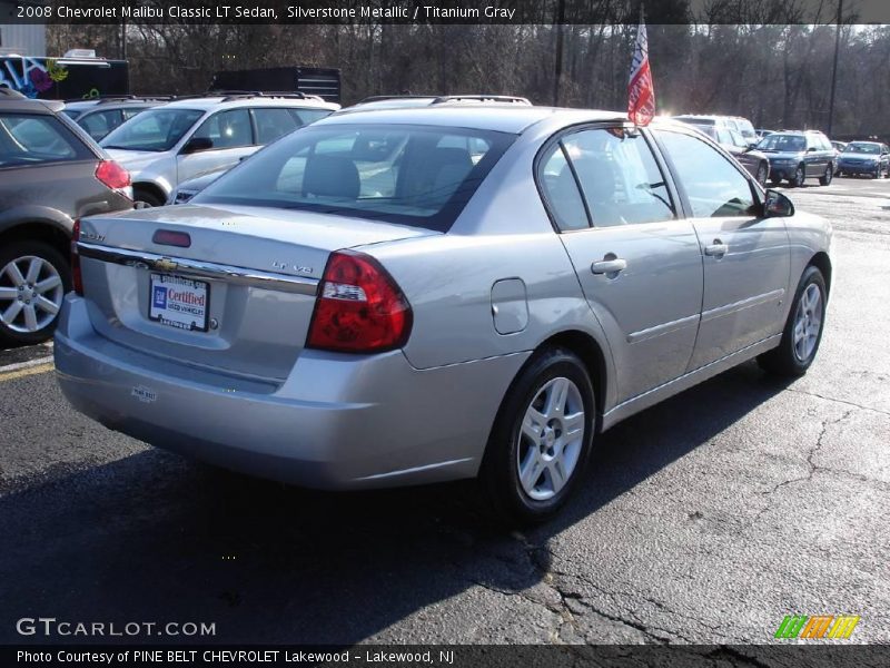 Silverstone Metallic / Titanium Gray 2008 Chevrolet Malibu Classic LT Sedan