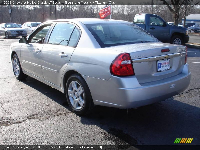 Silverstone Metallic / Titanium Gray 2008 Chevrolet Malibu Classic LT Sedan
