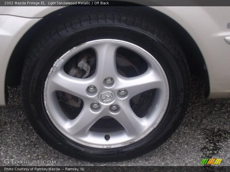Light Sandalwood Metallic / Off Black 2002 Mazda Protege ES