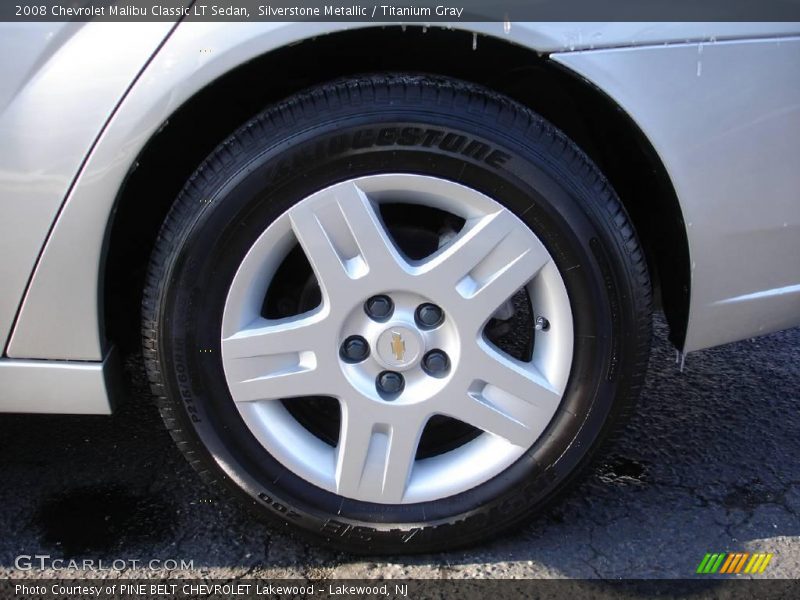 Silverstone Metallic / Titanium Gray 2008 Chevrolet Malibu Classic LT Sedan
