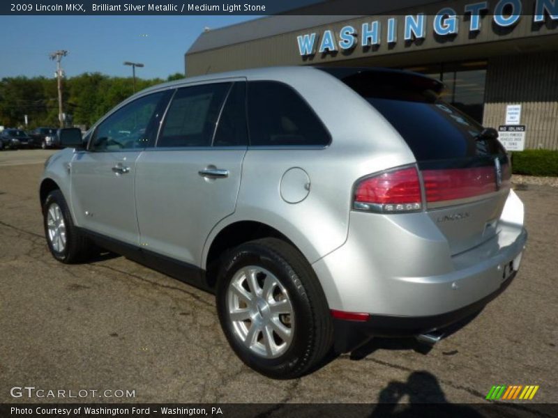 Brilliant Silver Metallic / Medium Light Stone 2009 Lincoln MKX