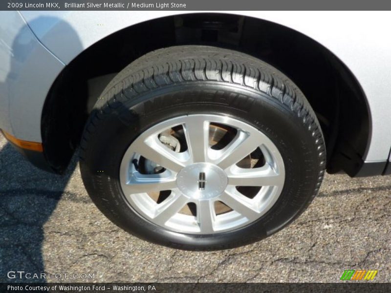 Brilliant Silver Metallic / Medium Light Stone 2009 Lincoln MKX