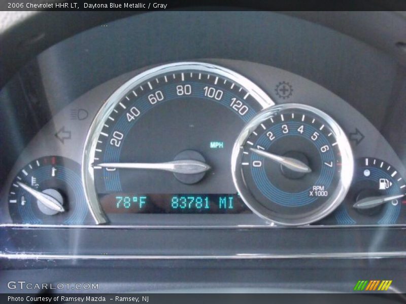 Daytona Blue Metallic / Gray 2006 Chevrolet HHR LT